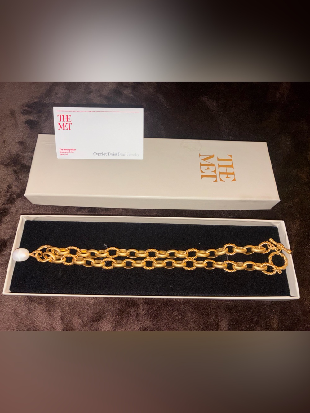 Cypriot Twist Pearl Necklace